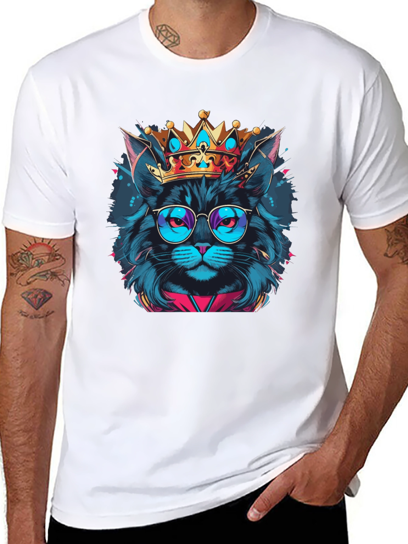 Cool Cat King Graphic Tee