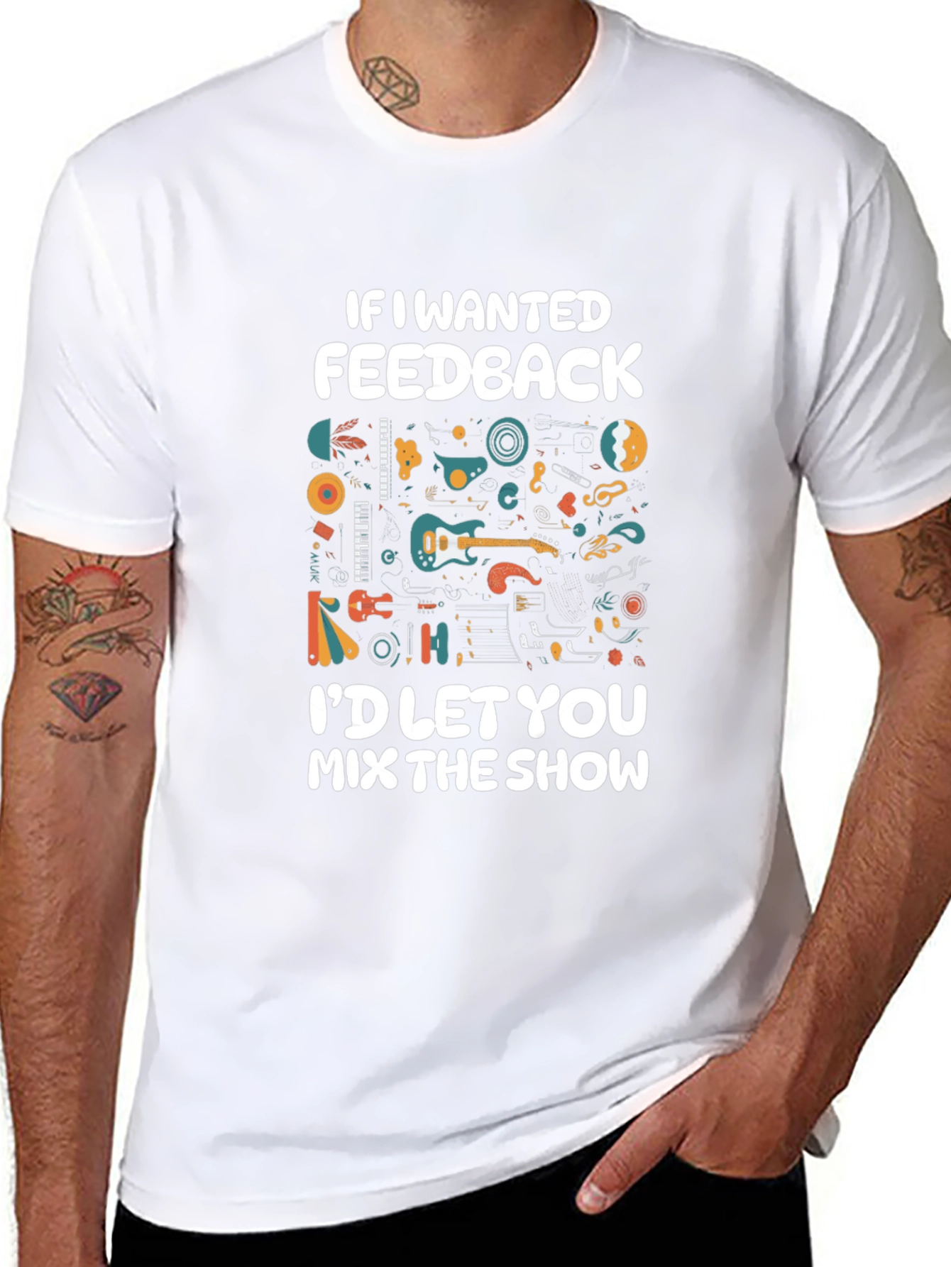 Funny Music Feedback T-Shirt