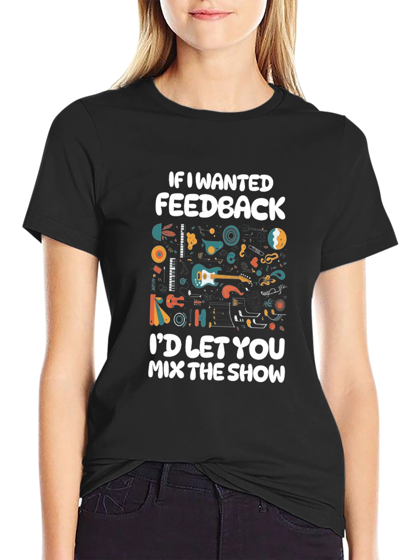 Funny Music Feedback T-Shirt