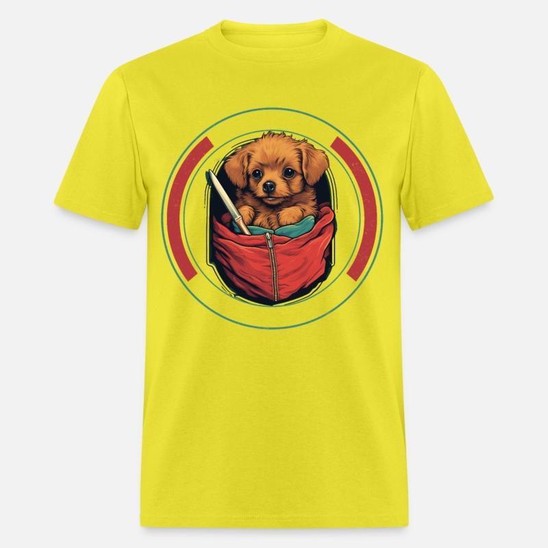 Pocket Graphic Dog Comb Grooming Cute Pet Care T