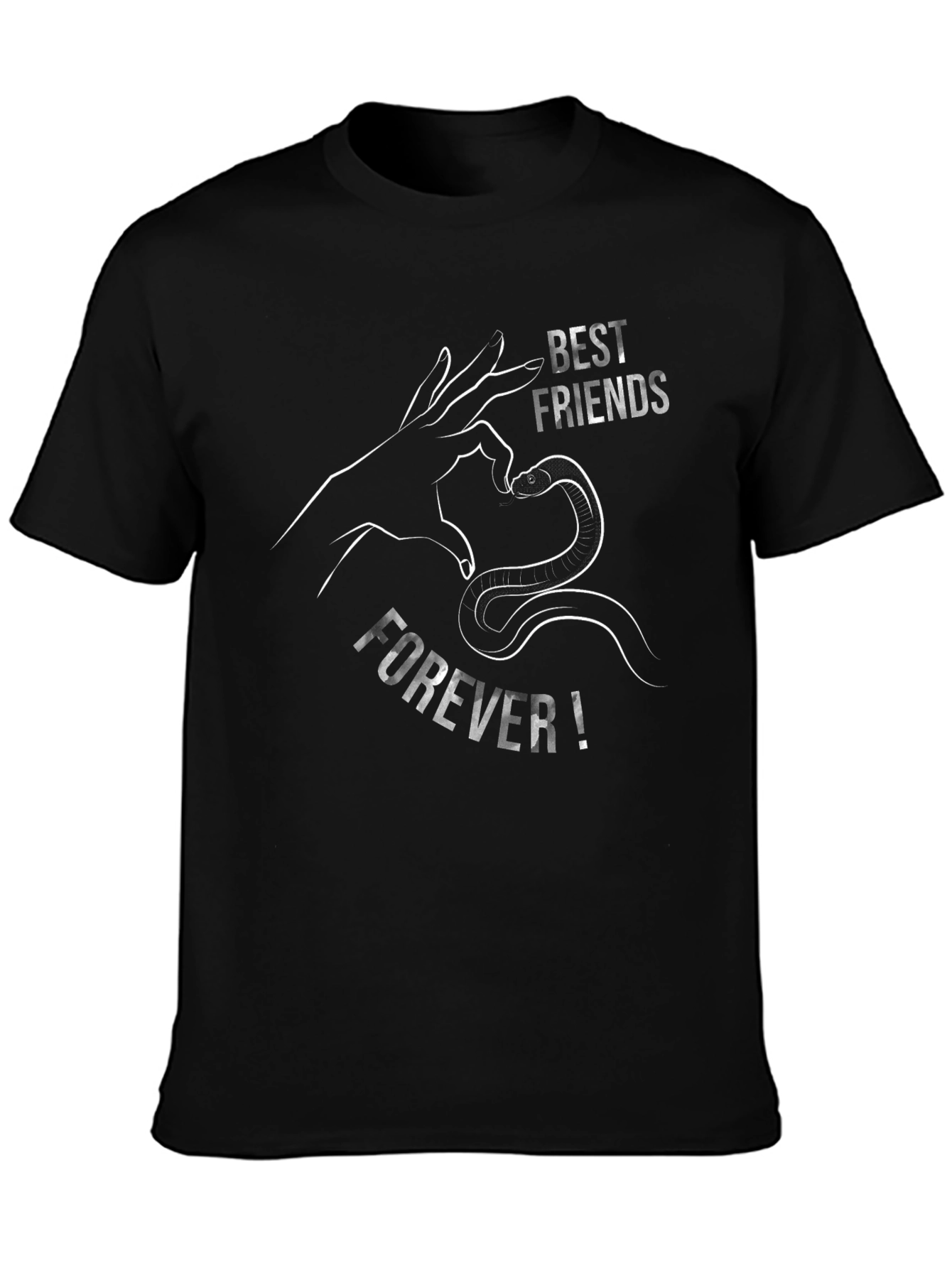 Best Friends Forever Snake Heart T-Shirt