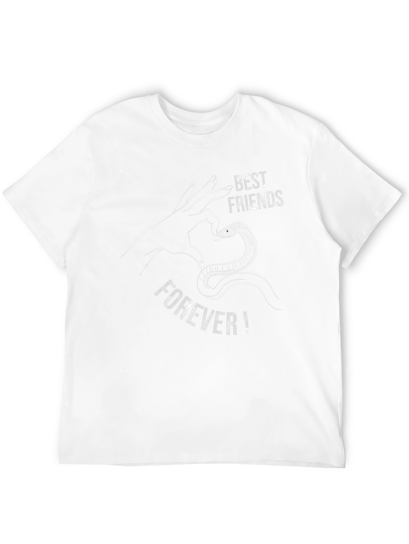 Best Friends Forever Snake Heart T-Shirt