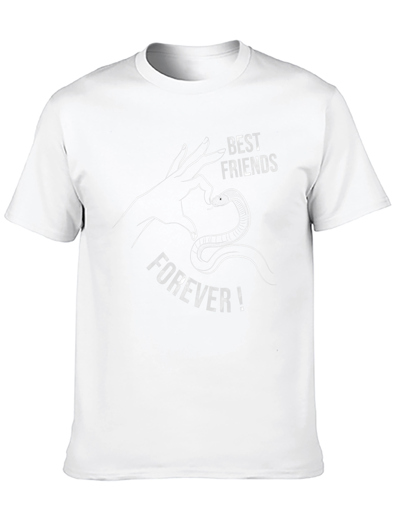 Best Friends Forever Snake Heart T-Shirt
