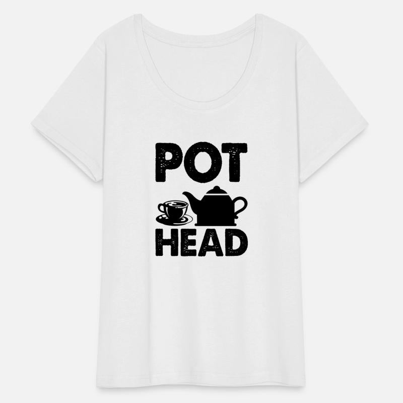 Pot Head Coffee Tea Lover Caffeine Addict Fun