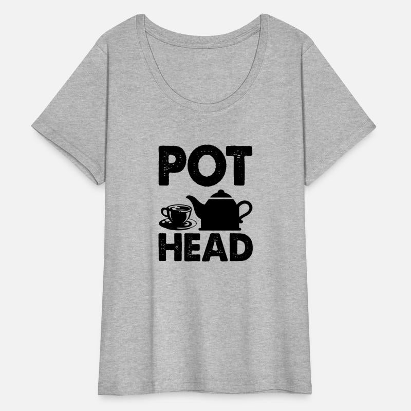 Pot Head Coffee Tea Lover Caffeine Addict Fun