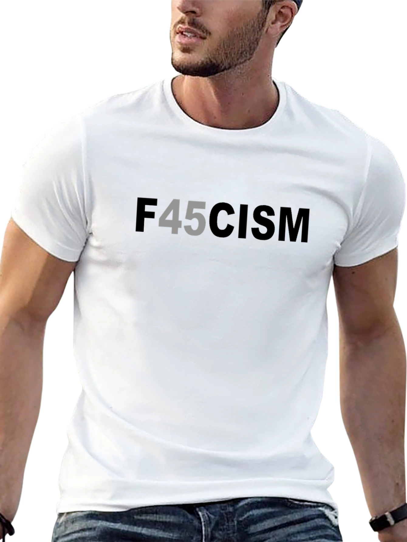 F45CISM Graphic Tee - Political Statement T-Shirt