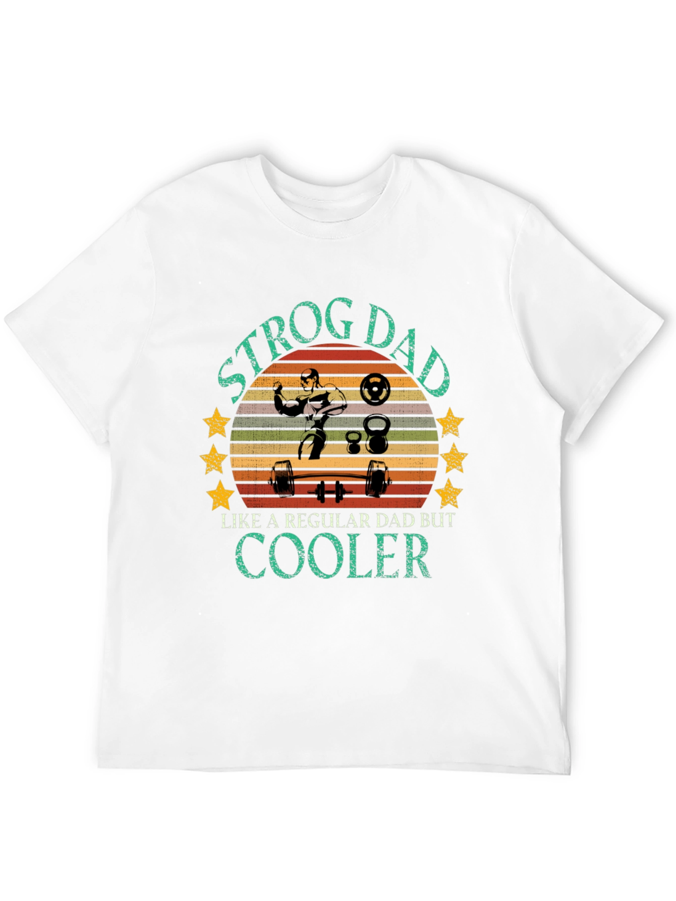Strog Dad Graphic T-Shirt - Cooler Dad