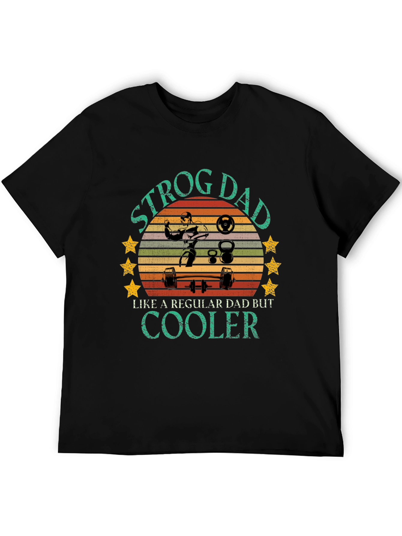 Strog Dad Graphic T-Shirt - Cooler Dad