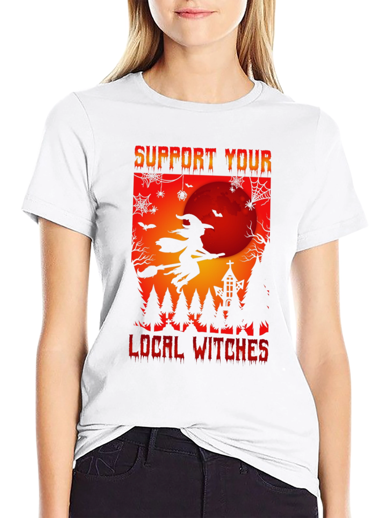 Support Your Local Witches T-Shirt - Halloween Tee