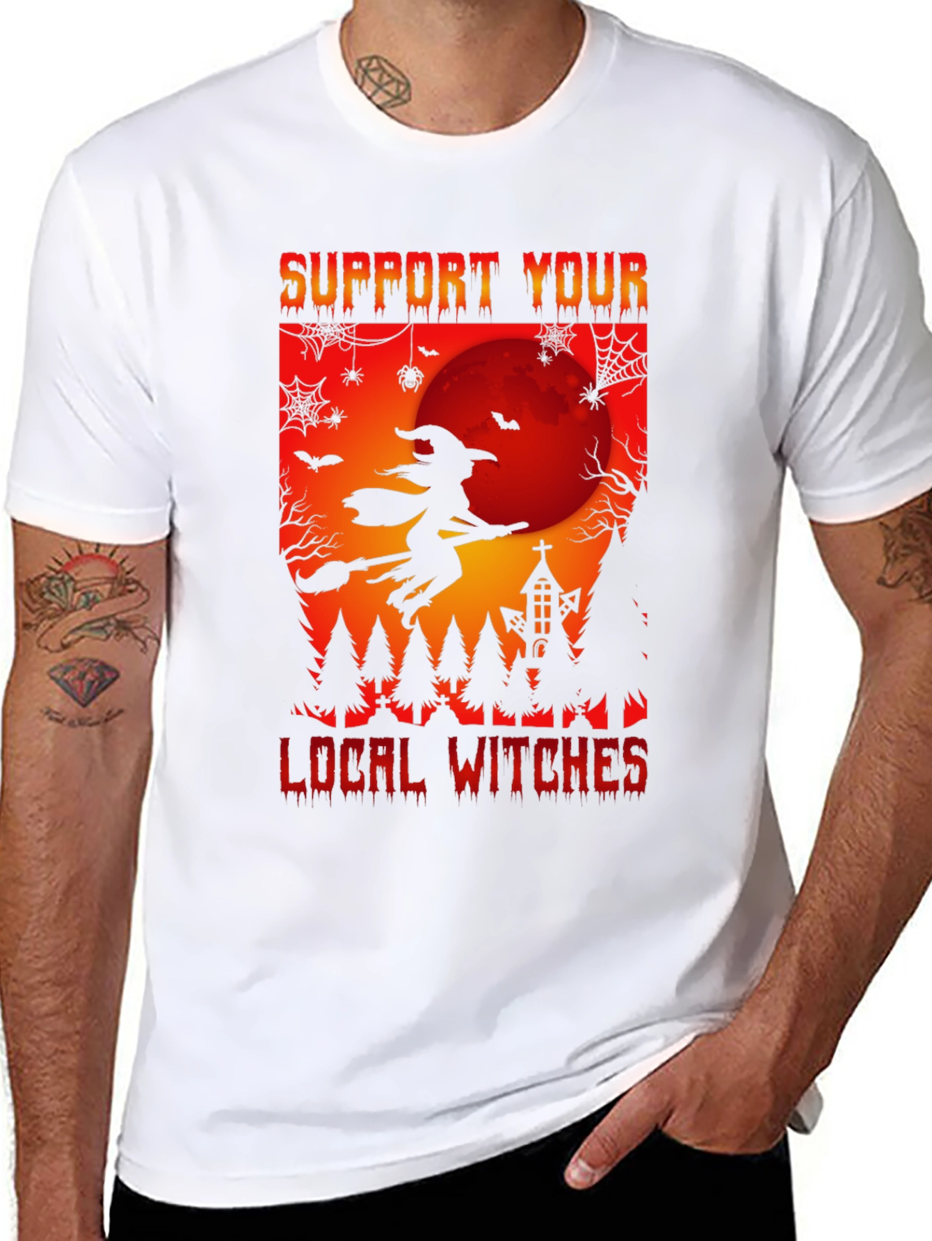 Support Your Local Witches T-Shirt - Halloween Tee