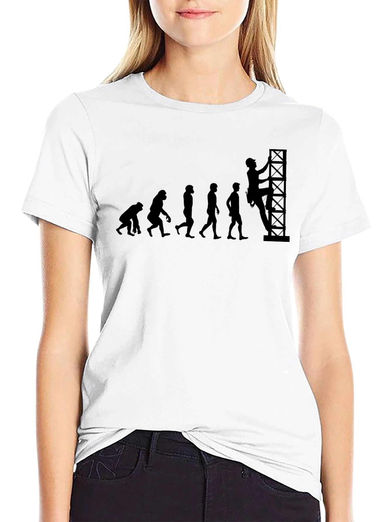Evolution of Climbing T-Shirt - Black