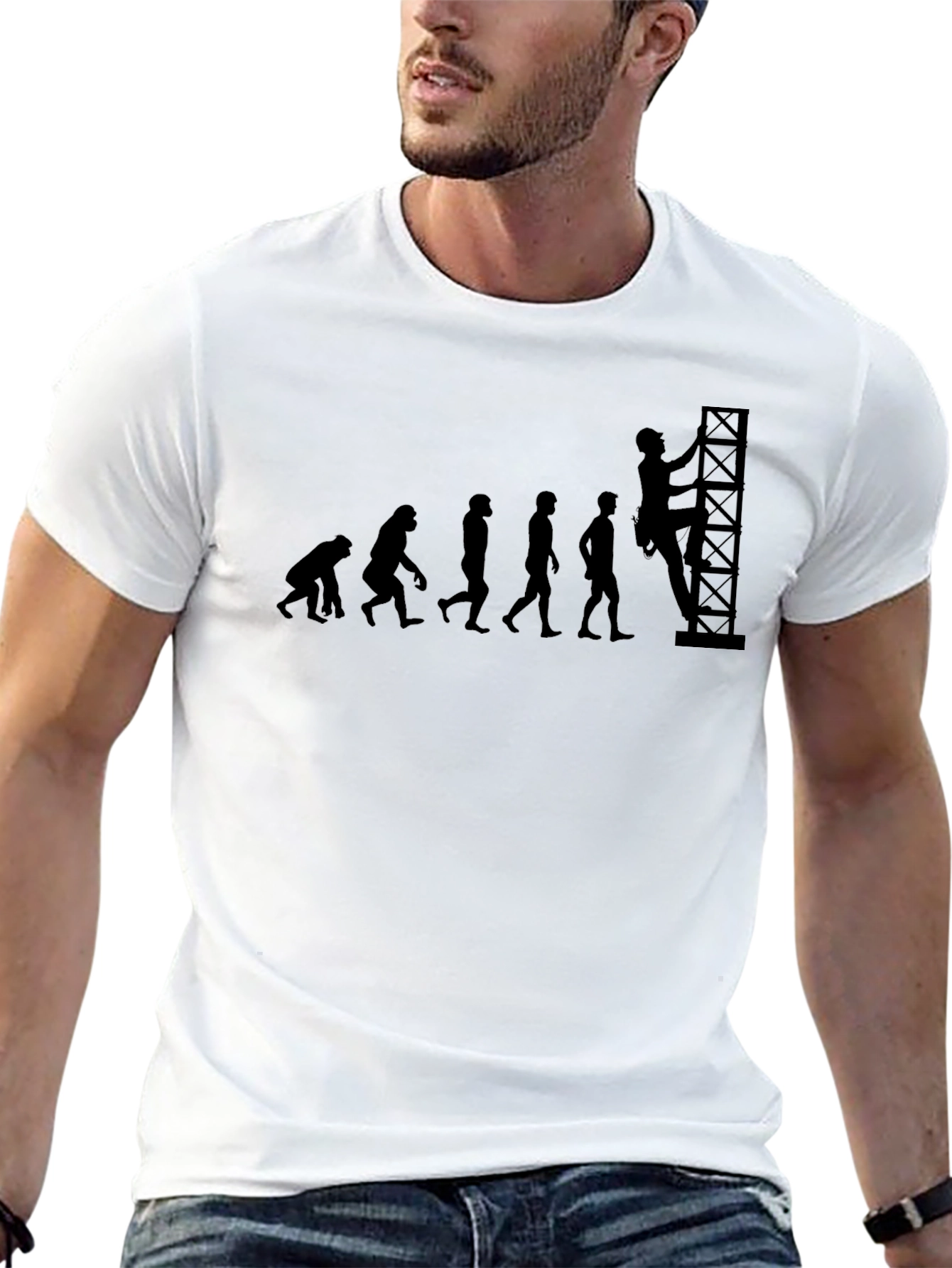 Evolution of Climbing T-Shirt - Black