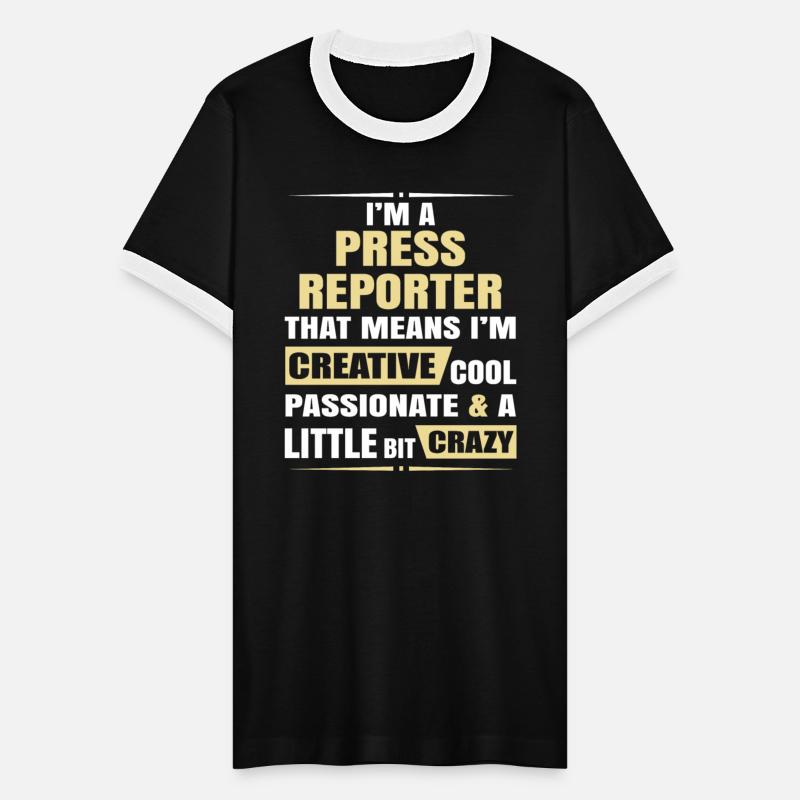 Press Reporter Creative Cool And Crazy