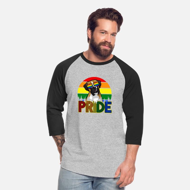 PRIDE Rainbow Boxer Dog with Sunglasses LGBT Gay