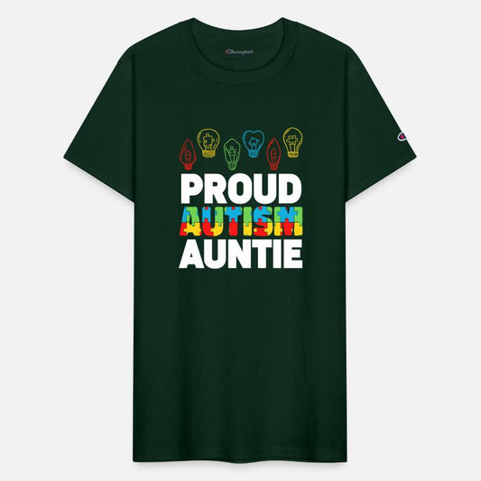 Proud Autism Auntie Puzzle Light Bulb Autism