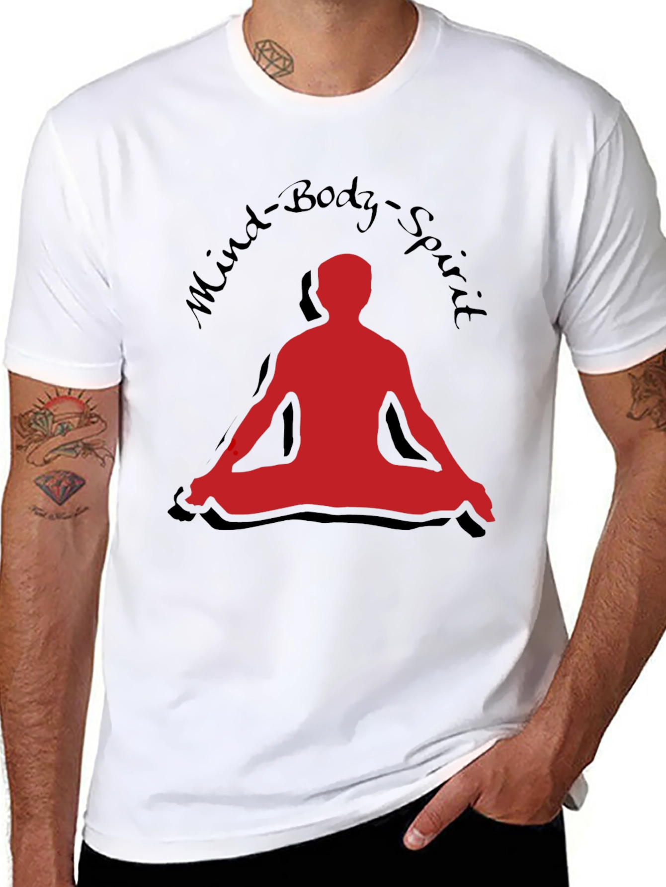 Mind Body Spirit T-Shirt - Yoga Meditation Tee