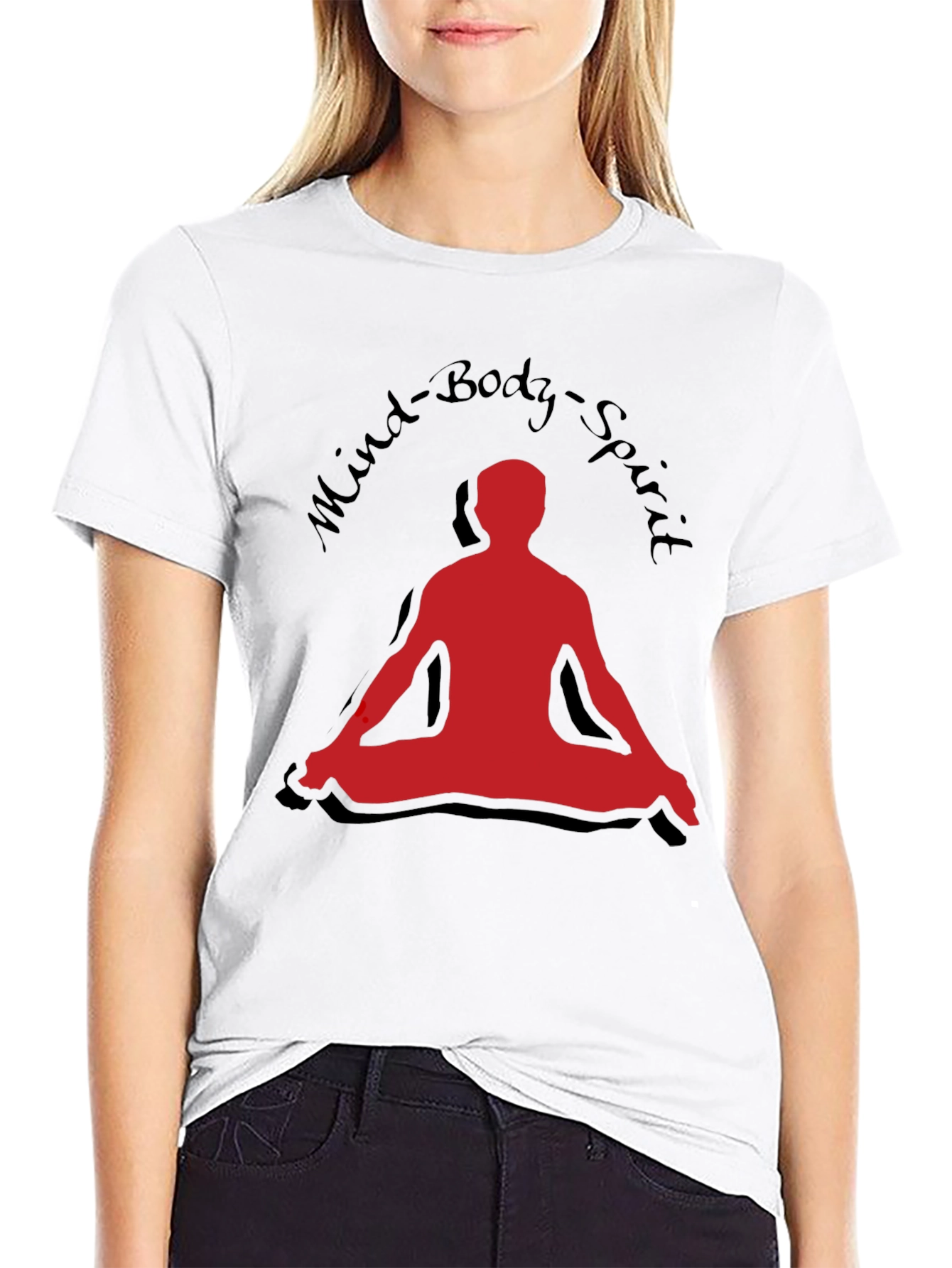 Mind Body Spirit T-Shirt - Yoga Meditation Tee