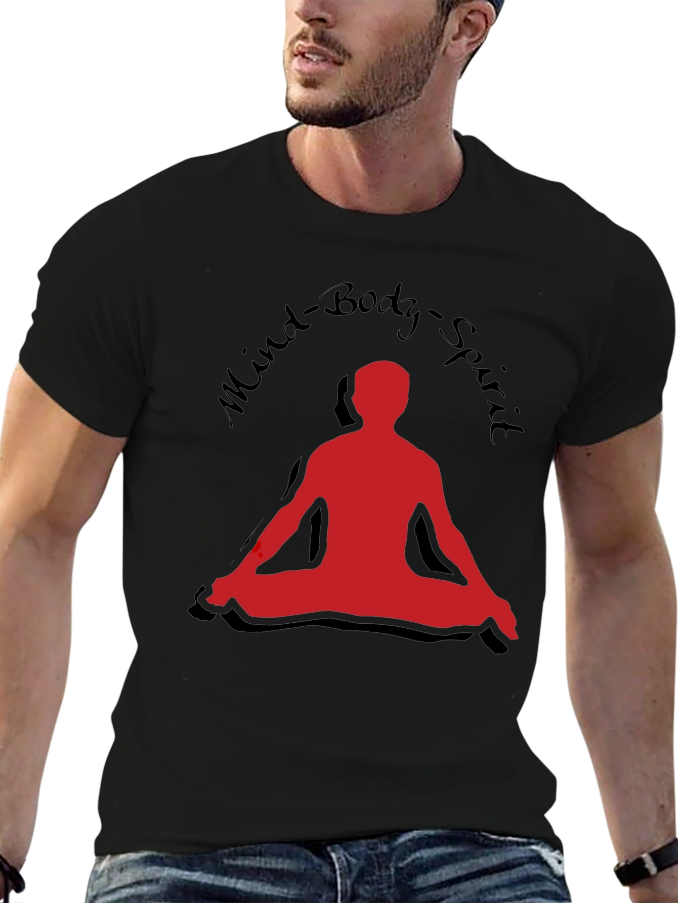 Mind Body Spirit T-Shirt - Yoga Meditation Tee