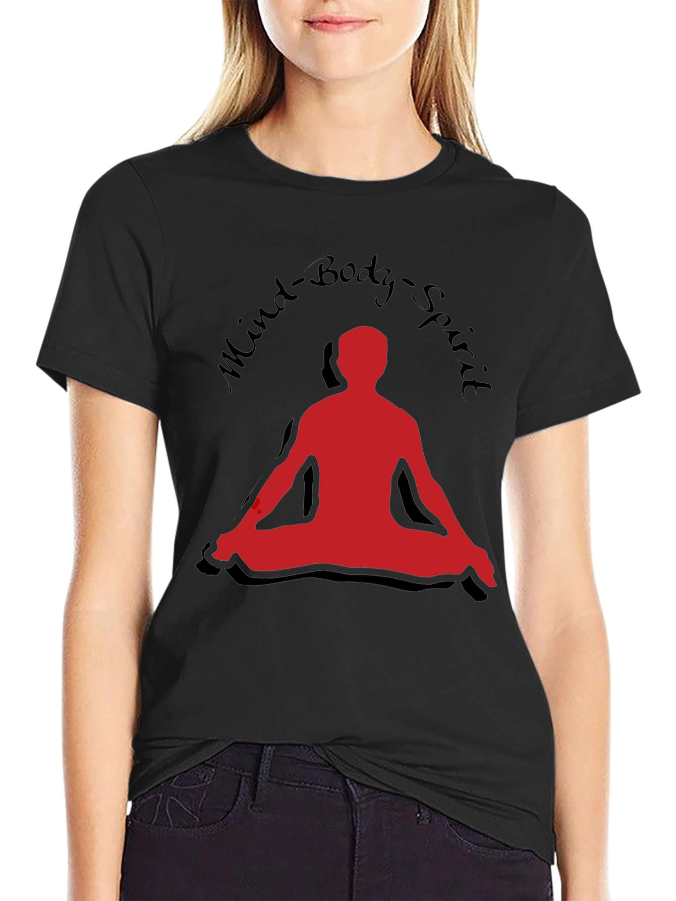 Mind Body Spirit T-Shirt - Yoga Meditation Tee