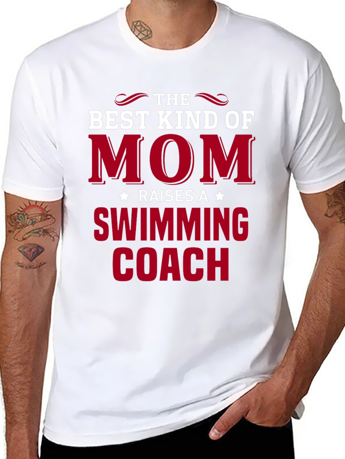 Best Kind of Mom - Swimming Coach T-Shirt
