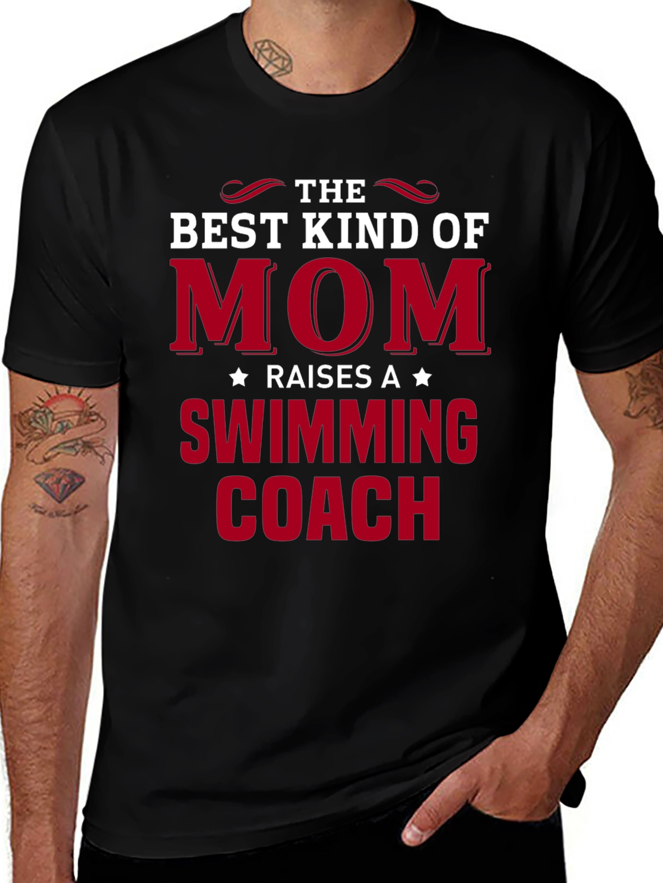 Best Kind of Mom - Swimming Coach T-Shirt