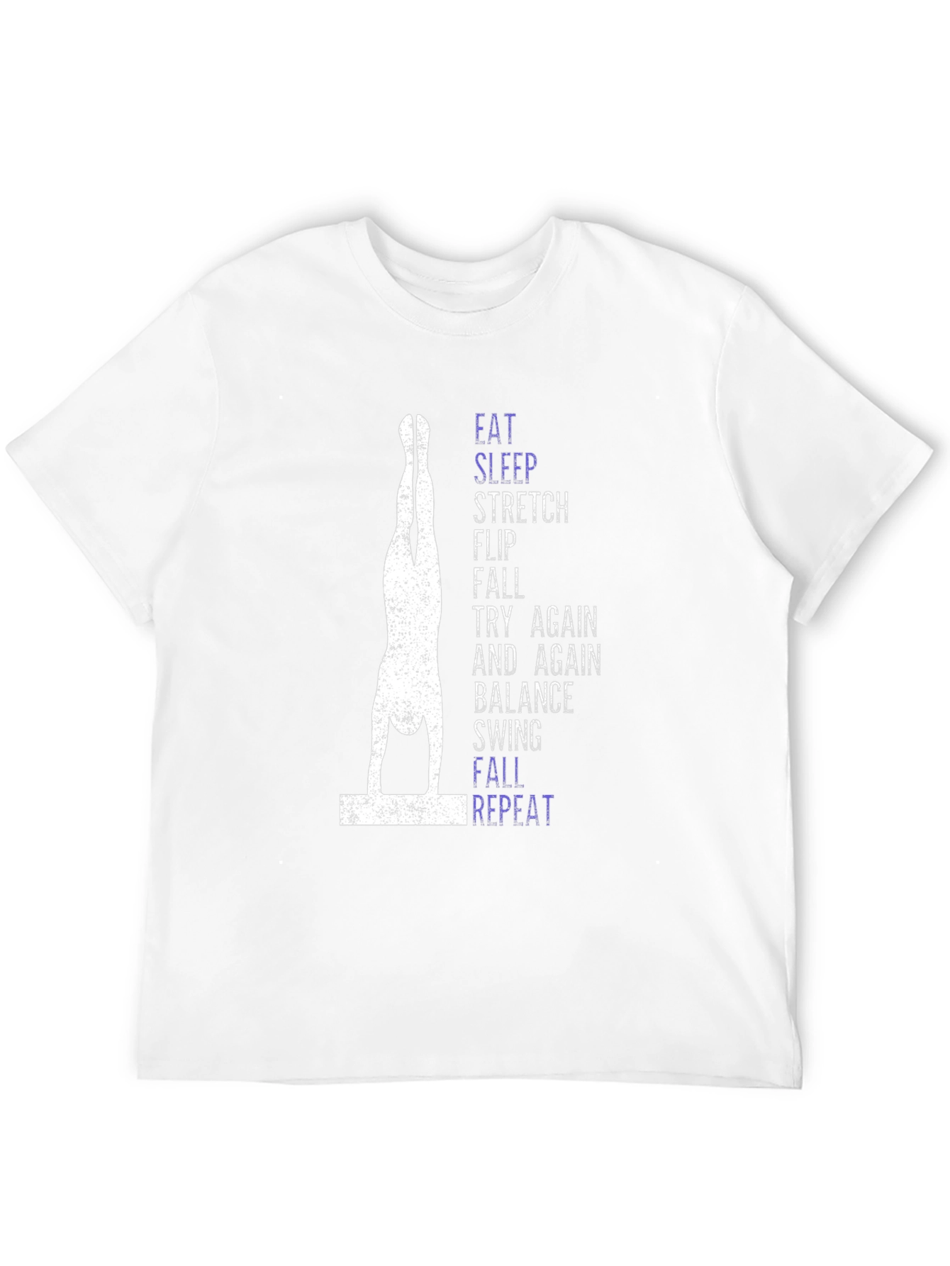Gymnastics Balance T-Shirt - Eat Sleep Stretch