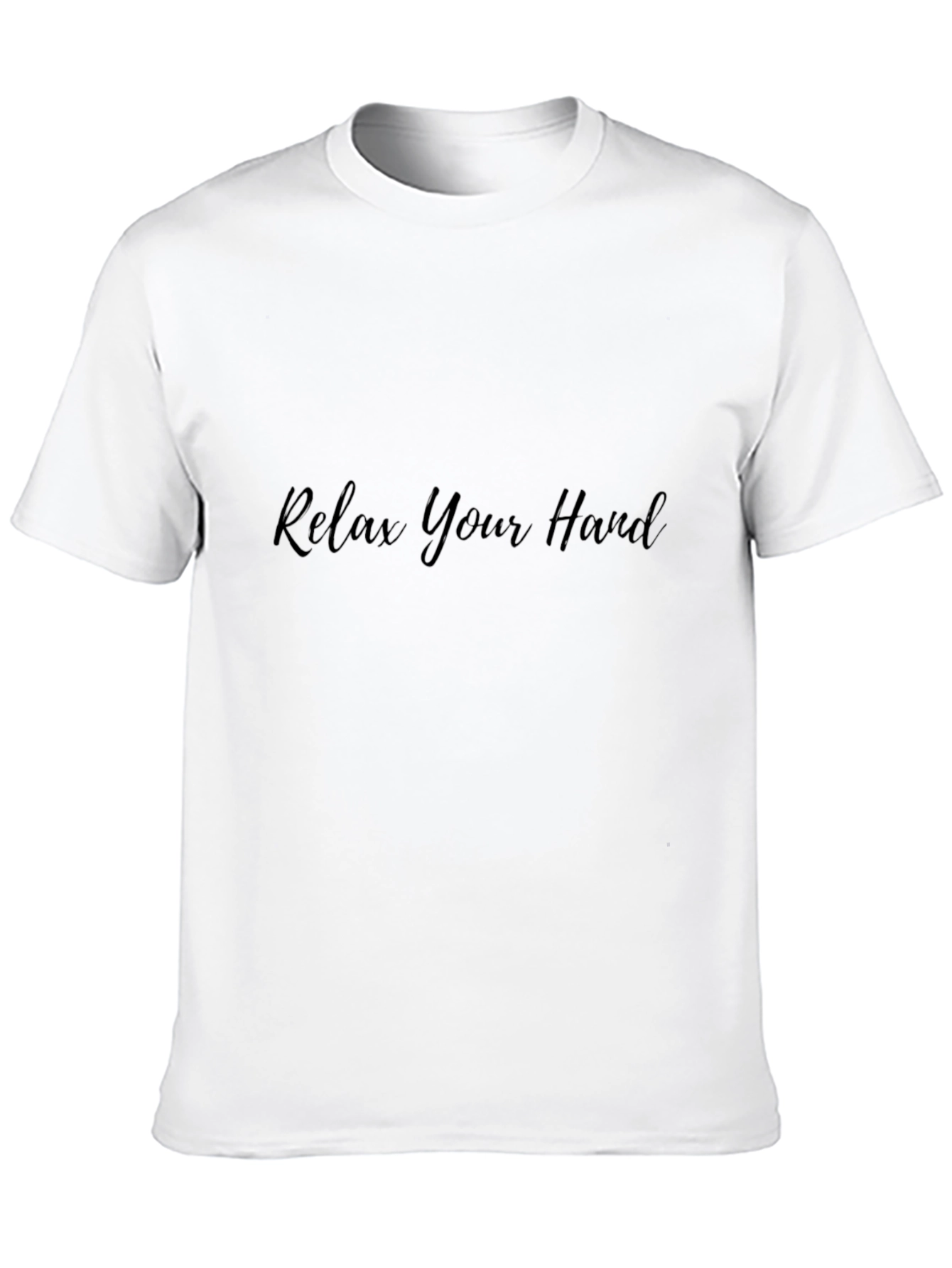 Relax Your Hand Black Tee Shirt