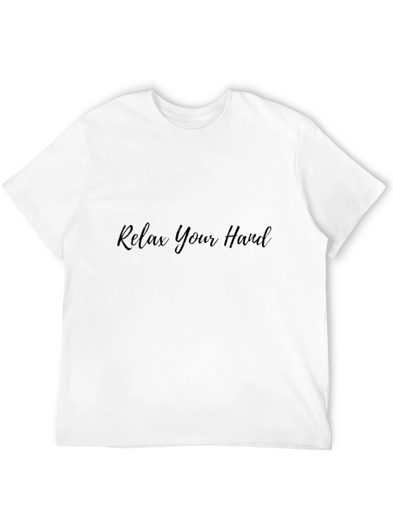 Relax Your Hand Black Tee Shirt