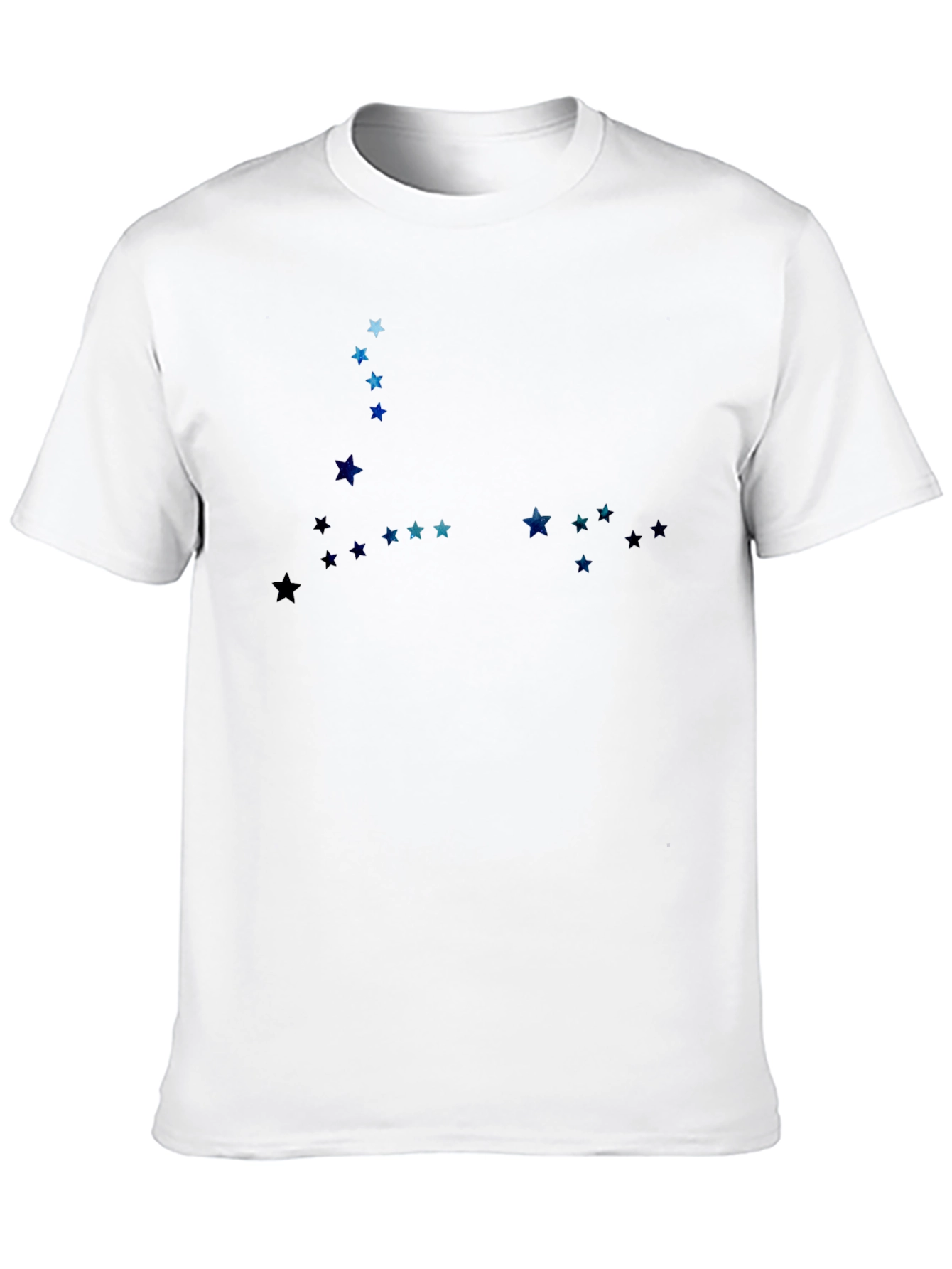 Starry Constellation Graphic Tee - Black