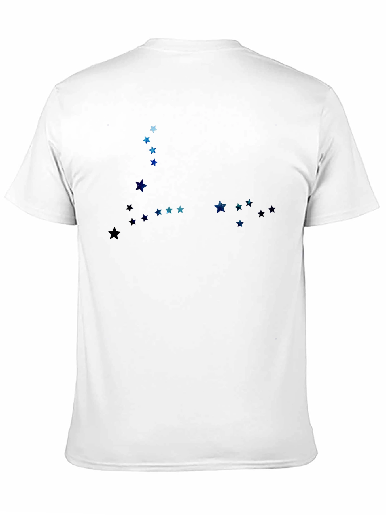 Starry Constellation Graphic Tee - Black