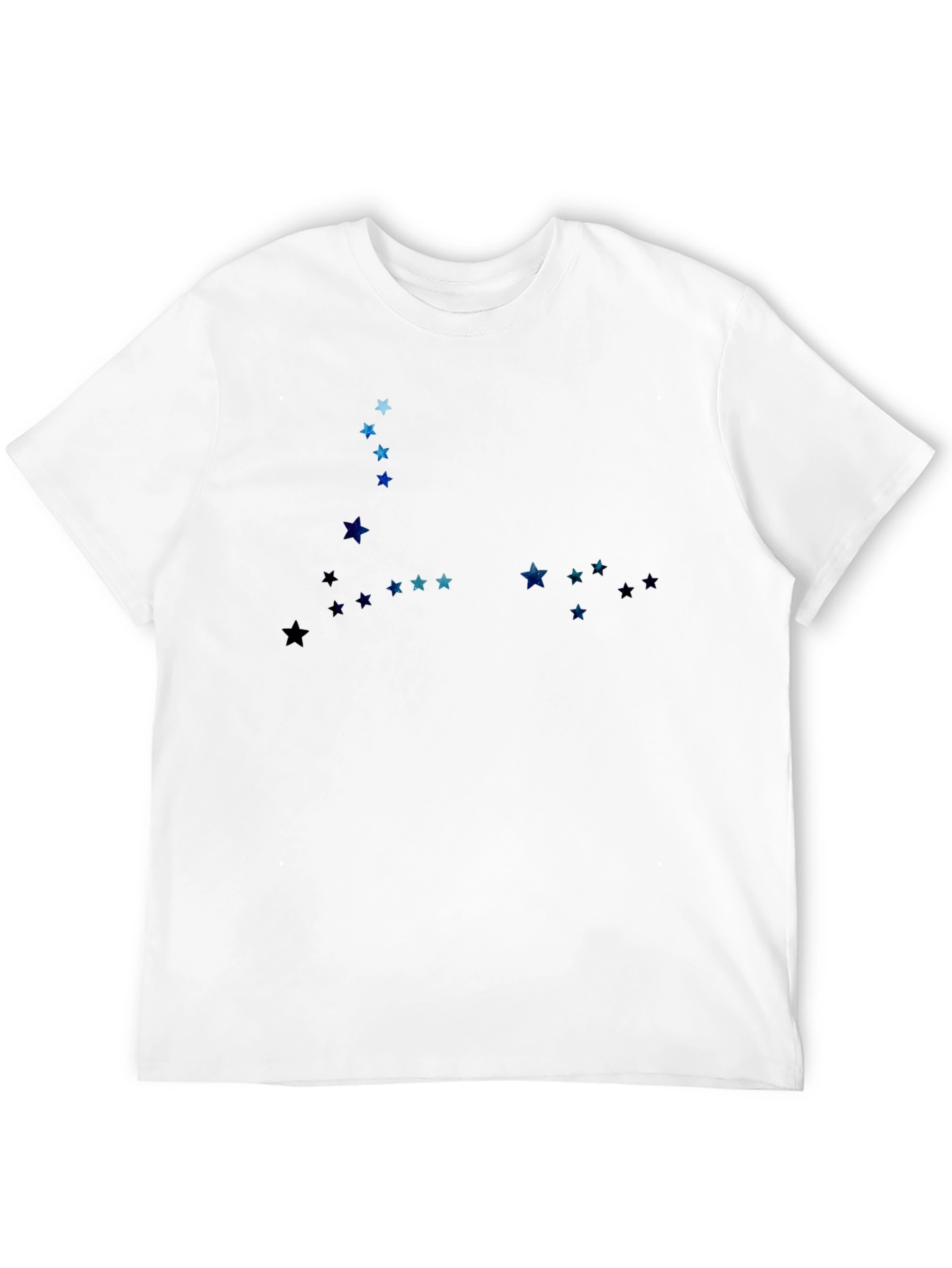 Starry Constellation Graphic Tee - Black
