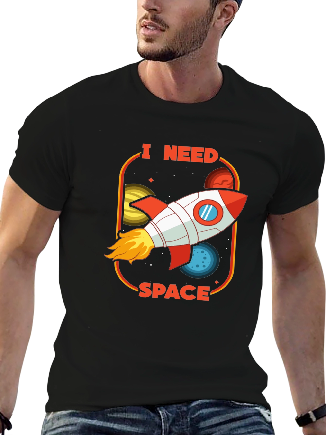 I Need Space Graphic T-Shirt
