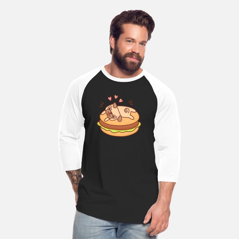Pug Hamburger Kawaii Burger Food Dog