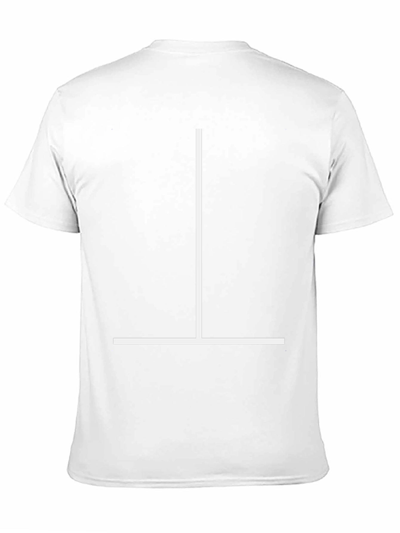 Minimalist Line Graphic T-Shirt - Black