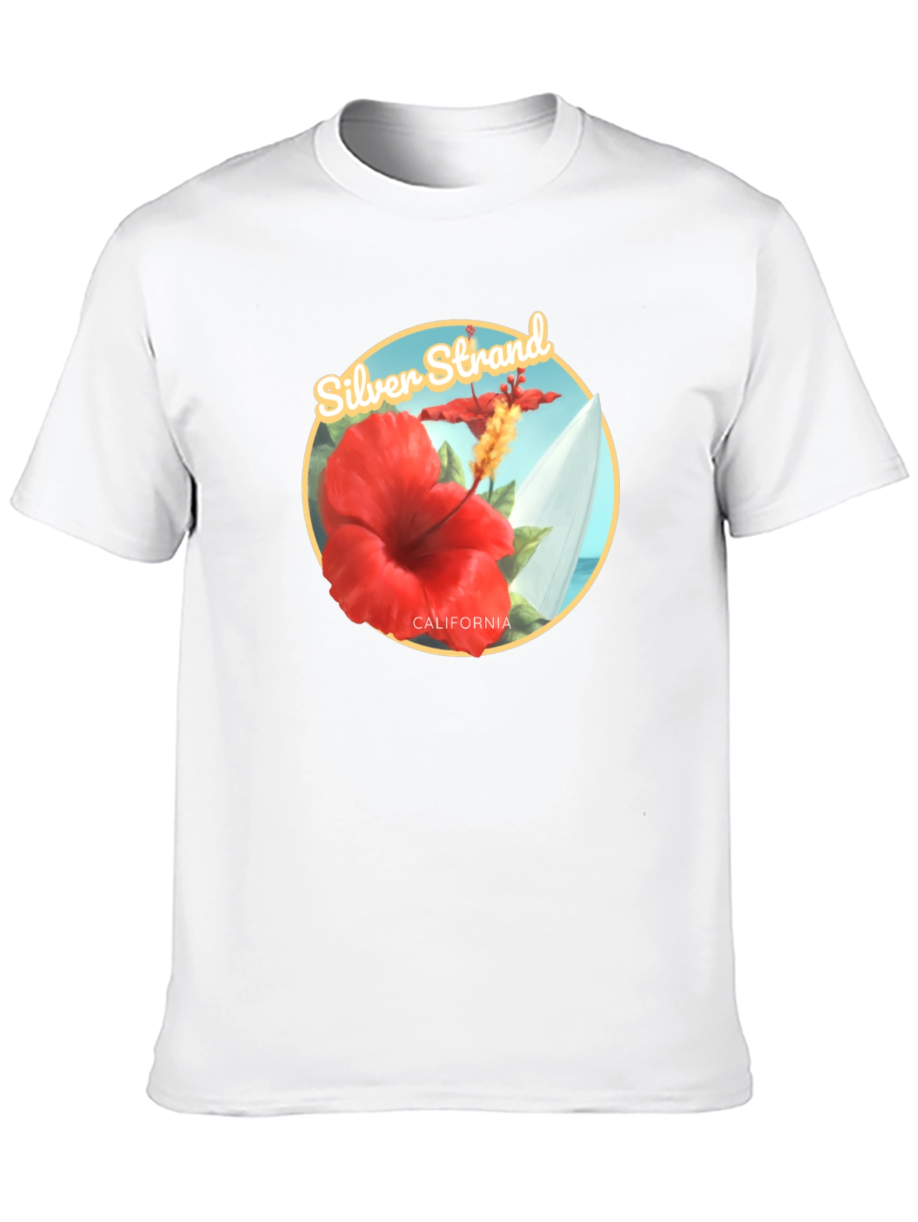 Silver Strand California Graphic Tee
