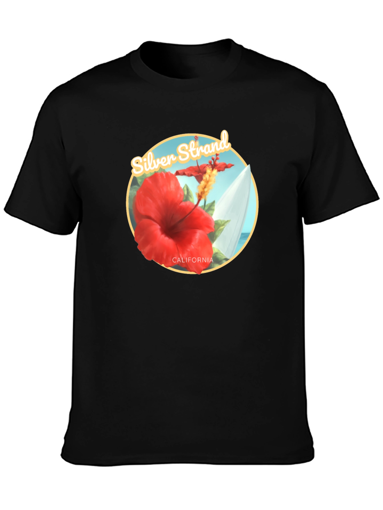 Silver Strand California Graphic Tee