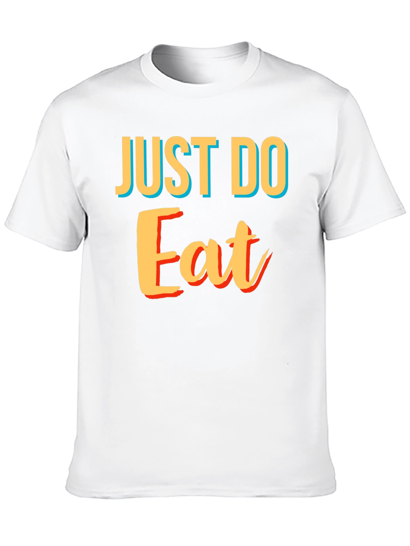 Just Do Eat Black T-Shirt - Funny Foodie Tee