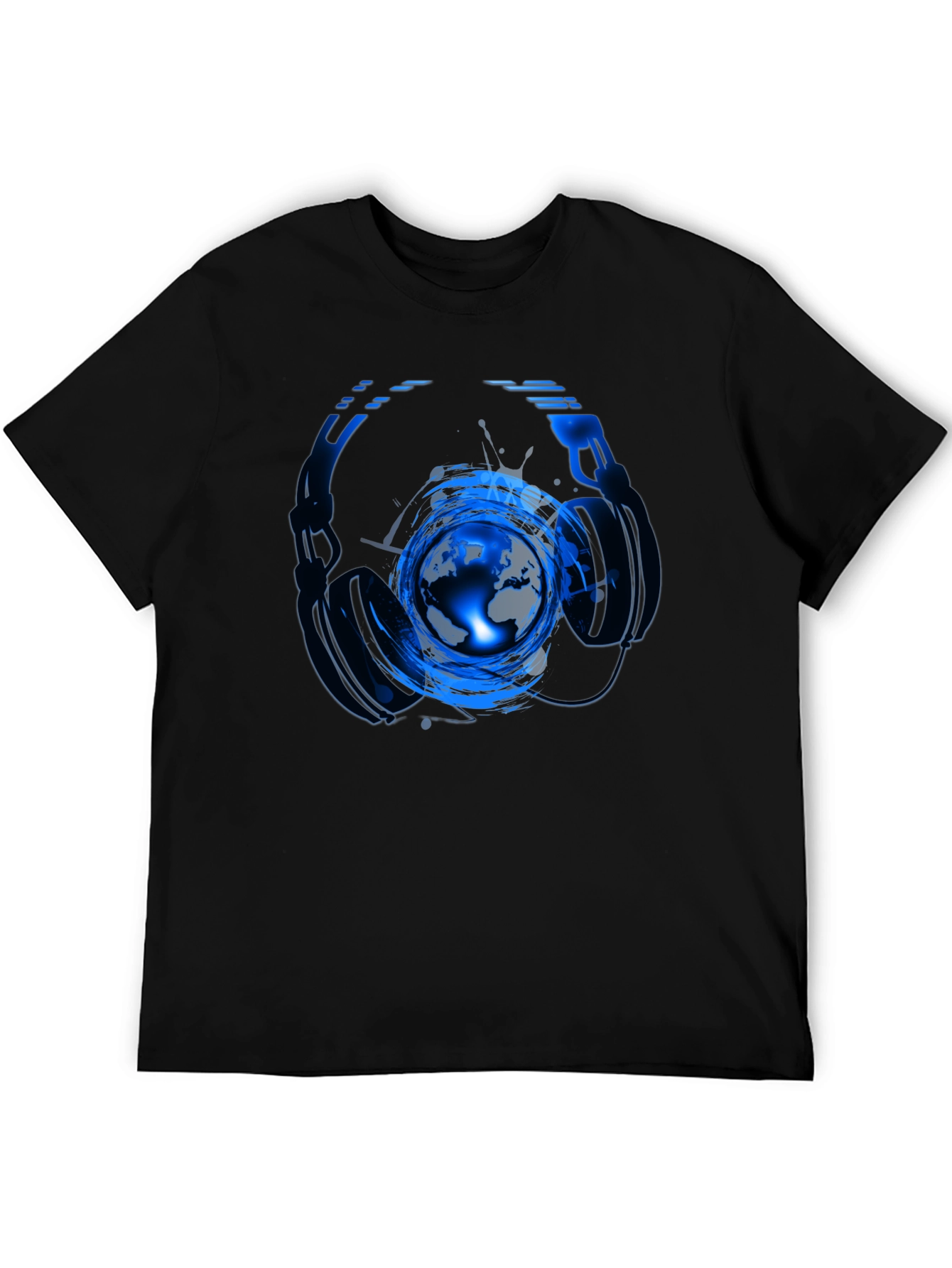 World Music T-Shirt - DJ Headphones Design