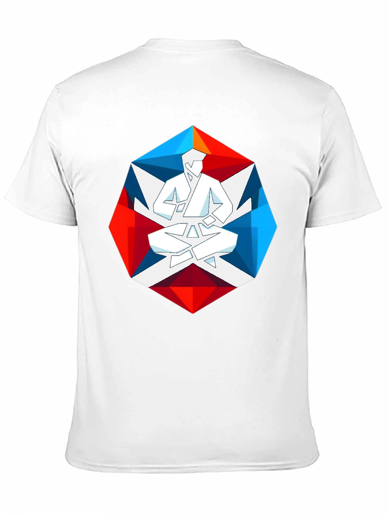 Geometric Karate Graphic Tee - Martial Arts T-Shirt