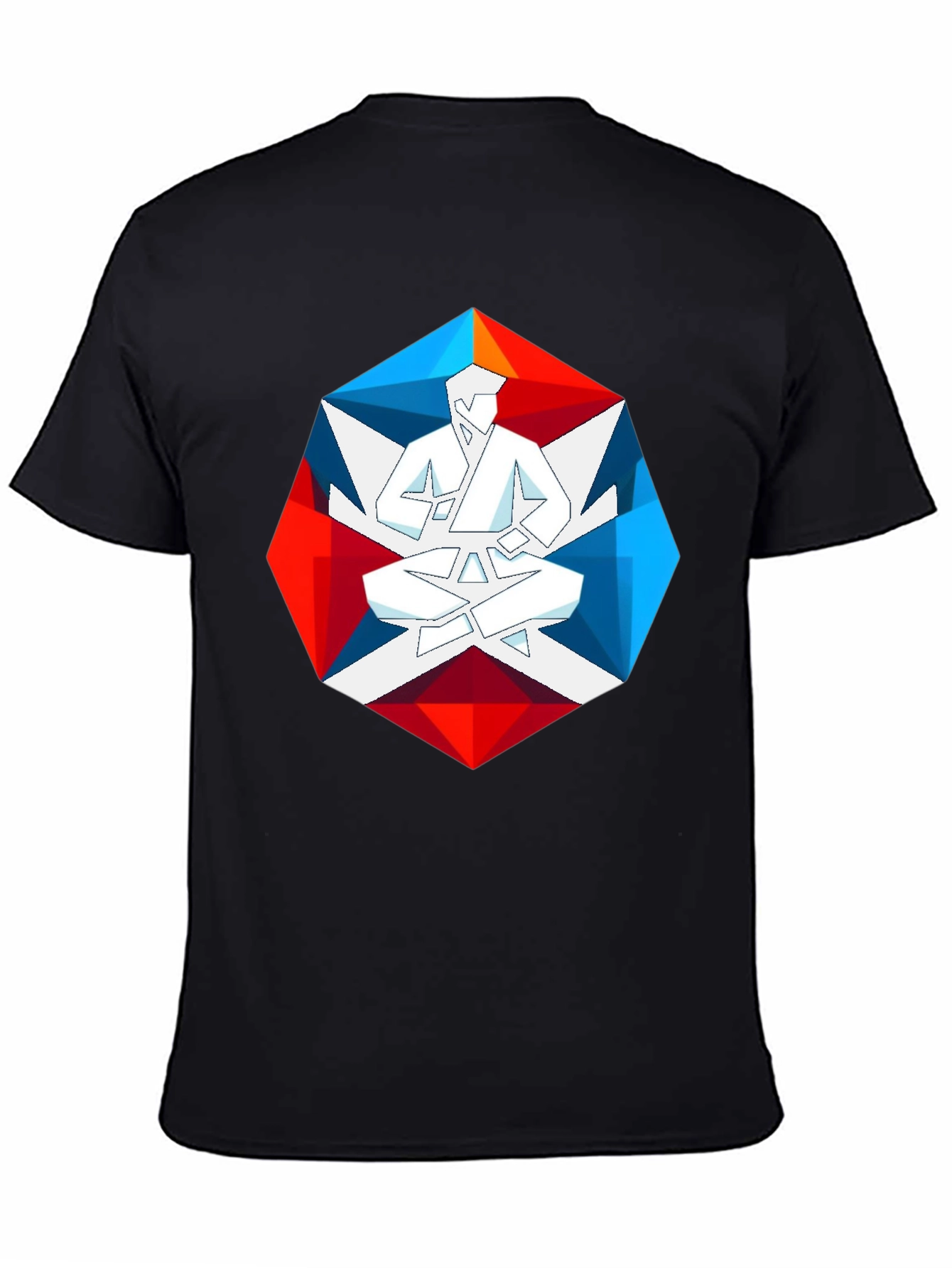 Geometric Karate Graphic Tee - Martial Arts T-Shirt