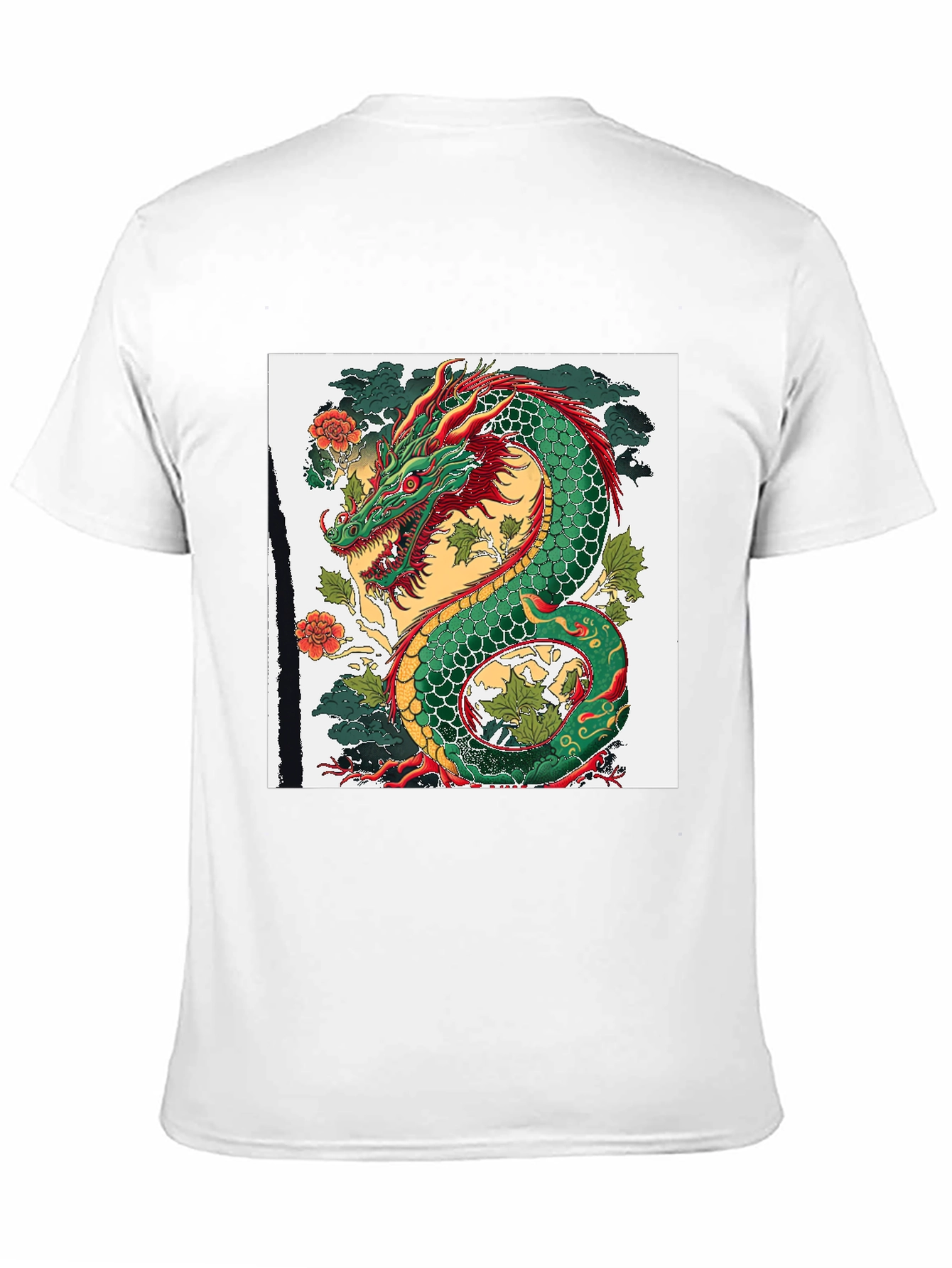 Dragon Graphic Tee - Black