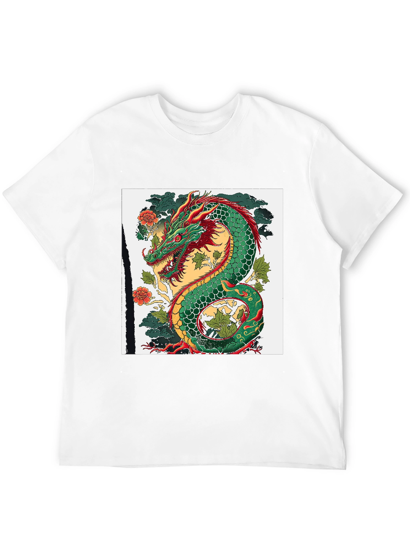 Dragon Graphic Tee - Black