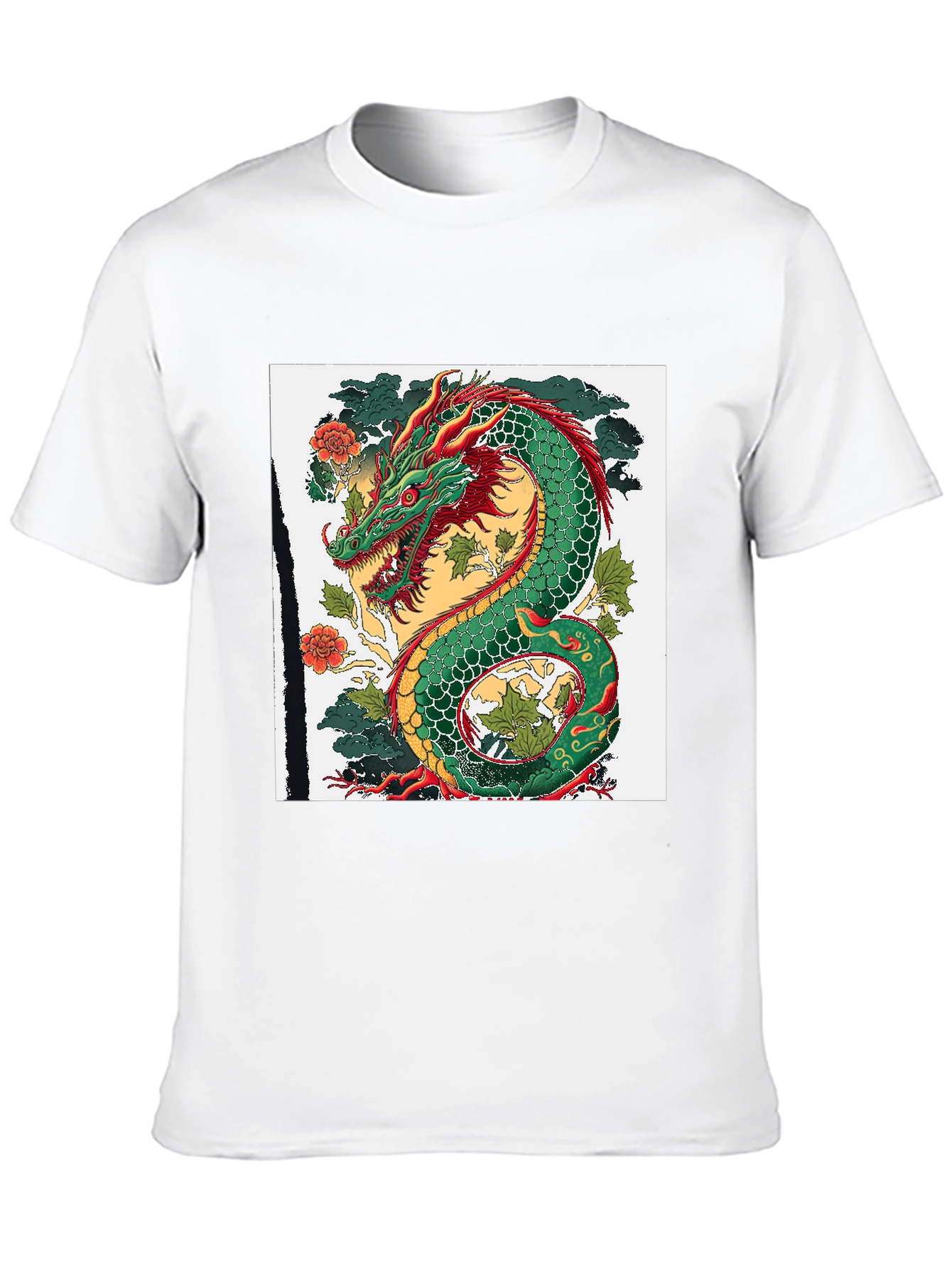 Dragon Graphic Tee - Black
