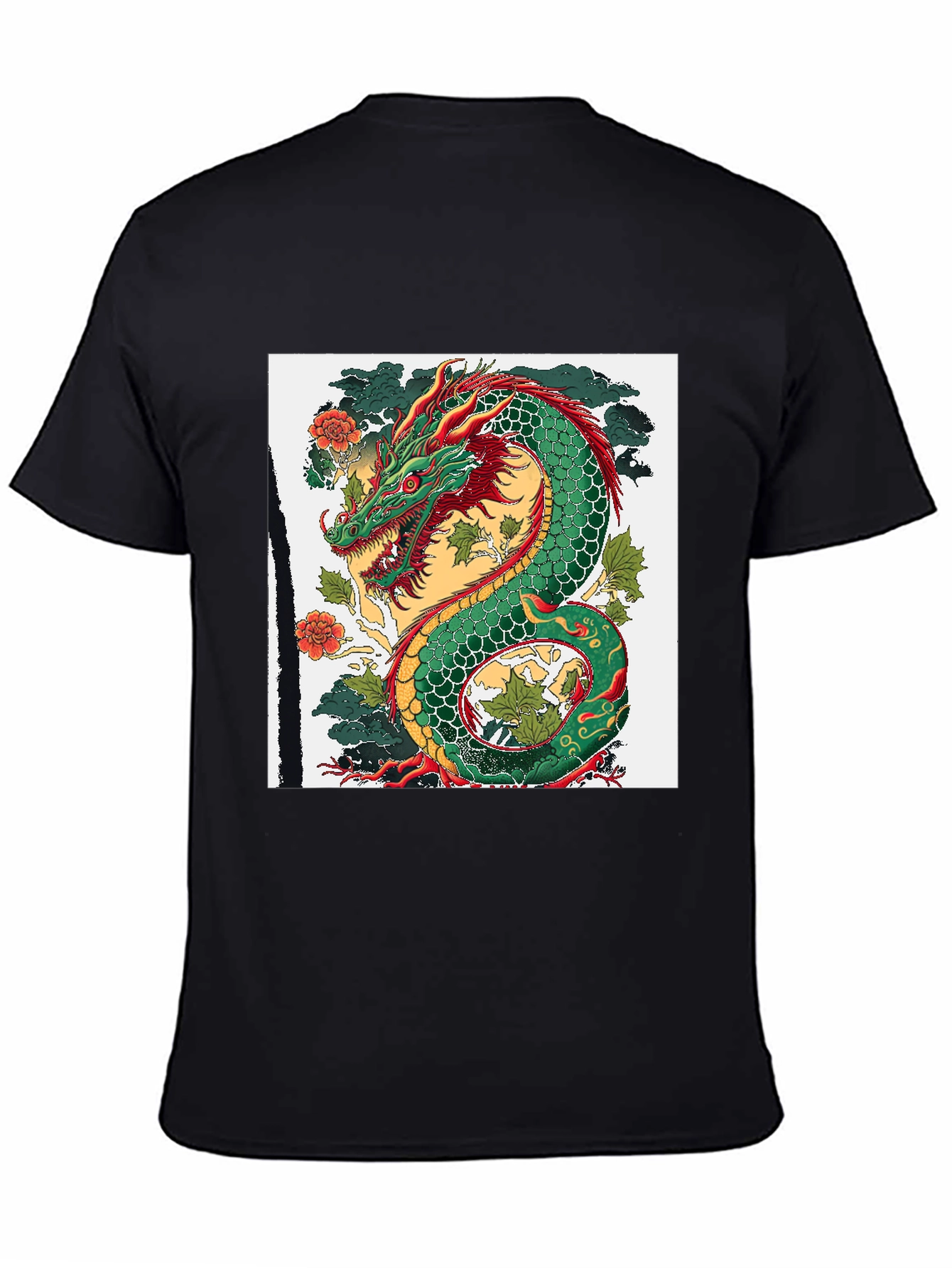 Dragon Graphic Tee - Black