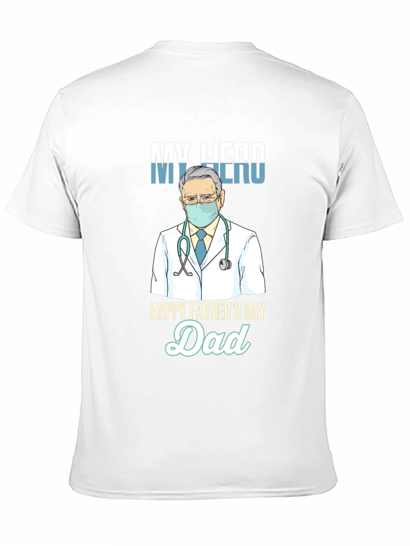 My Hero Dad T-Shirt Fathers Day Gift