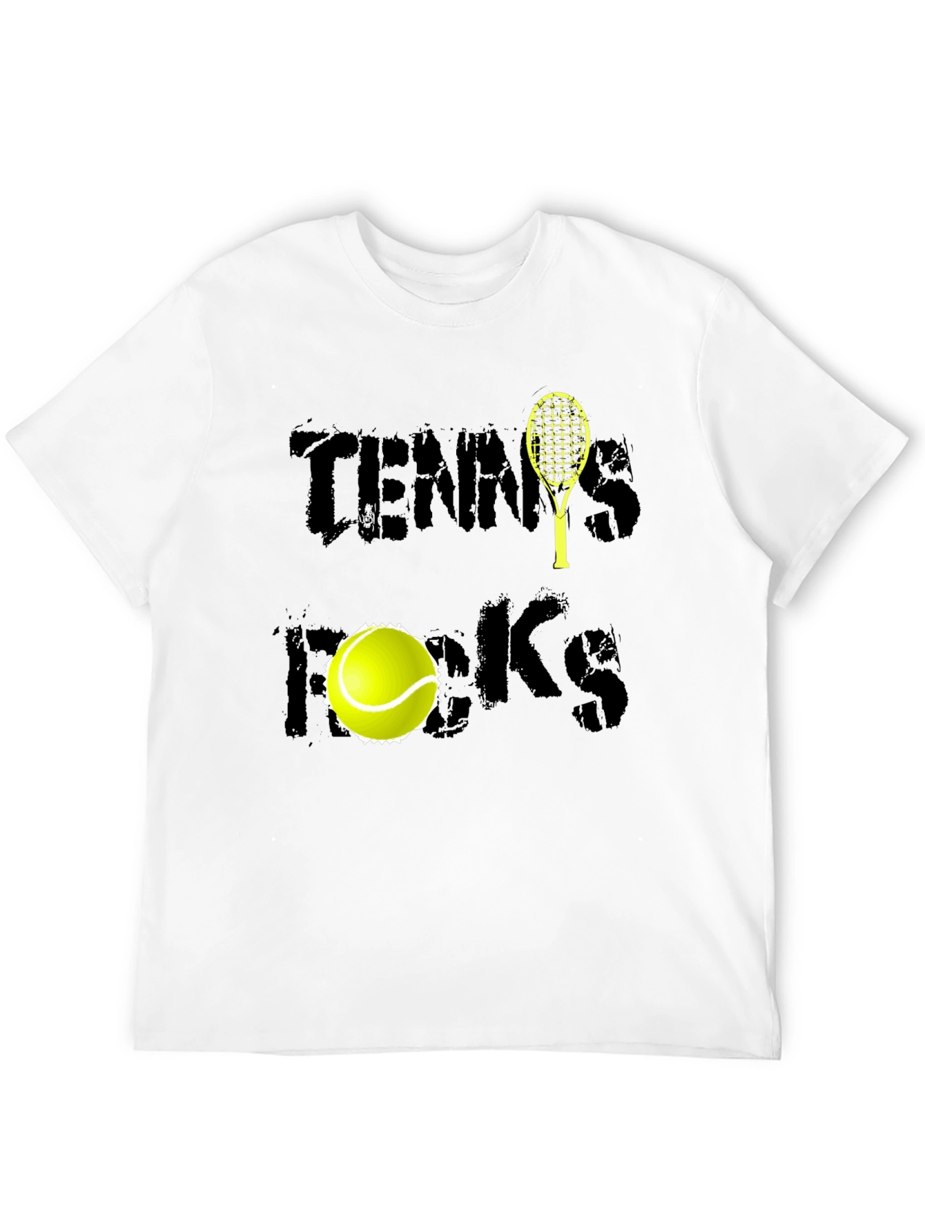 Tennis Rocks Graphic Tee - Stylish Sportswear