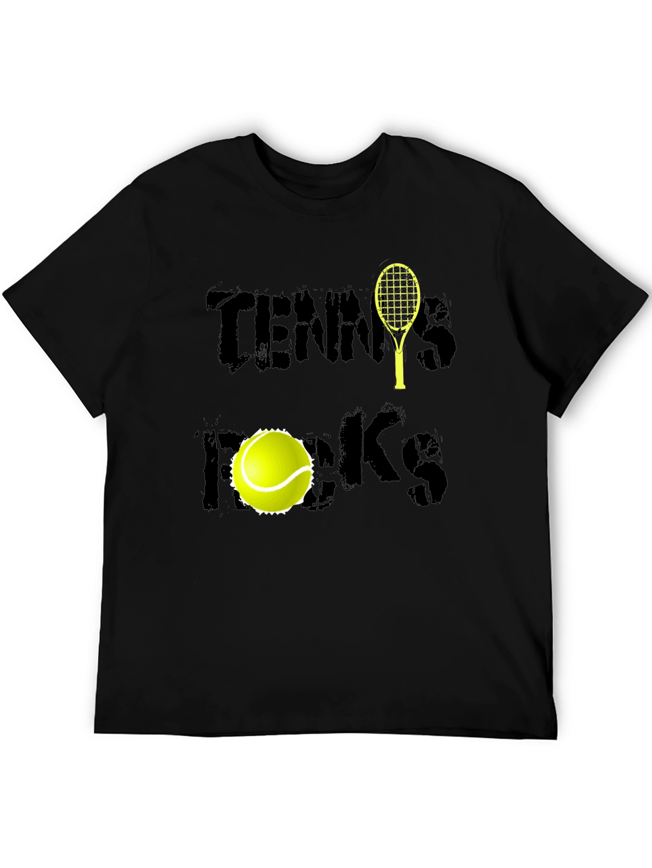 Tennis Rocks Graphic Tee - Stylish Sportswear