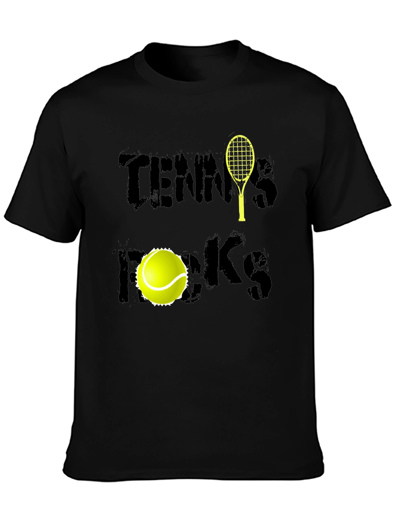 Tennis Rocks Graphic Tee - Stylish Sportswear