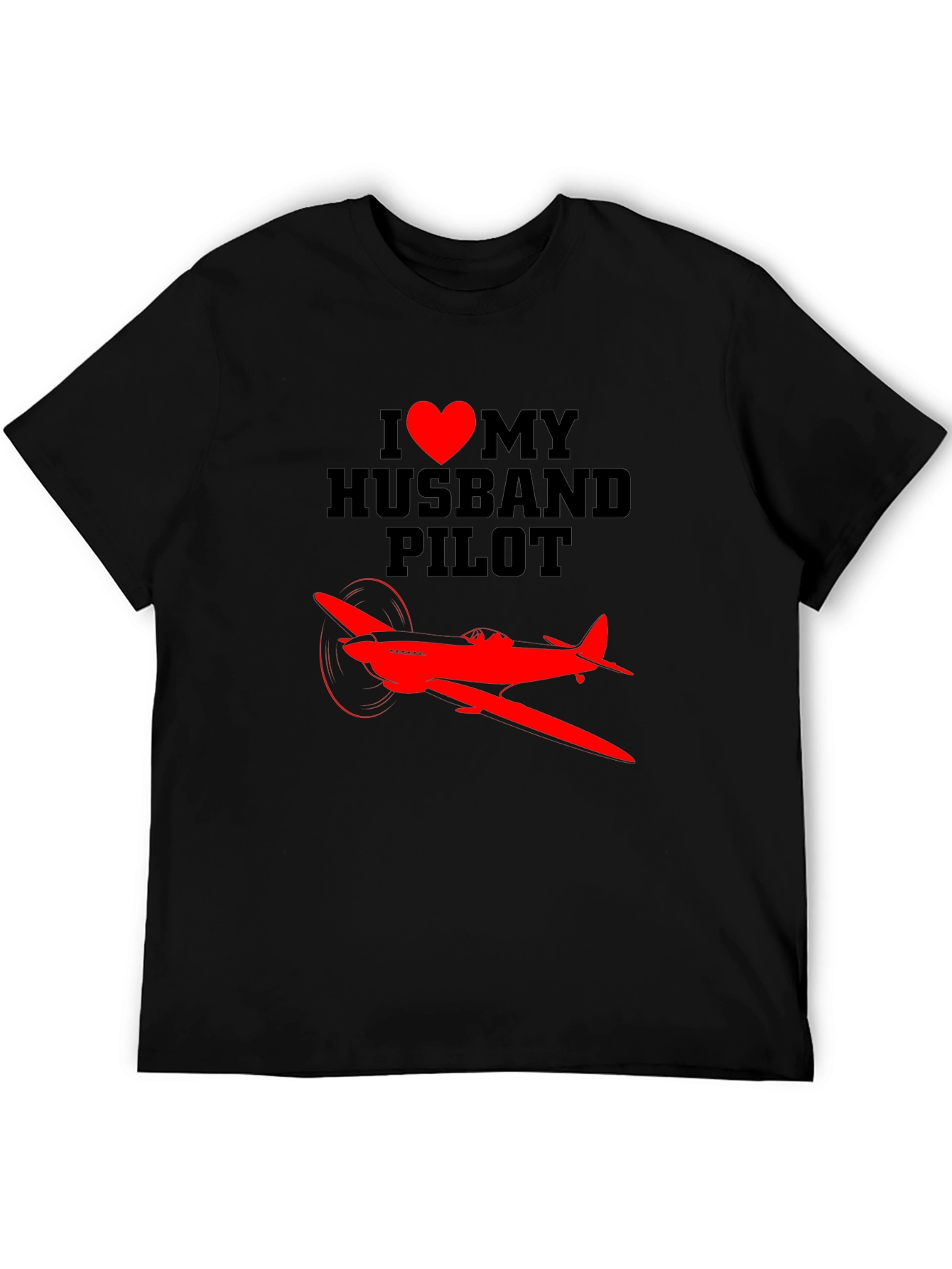 I Love My Husband Pilot T-Shirt