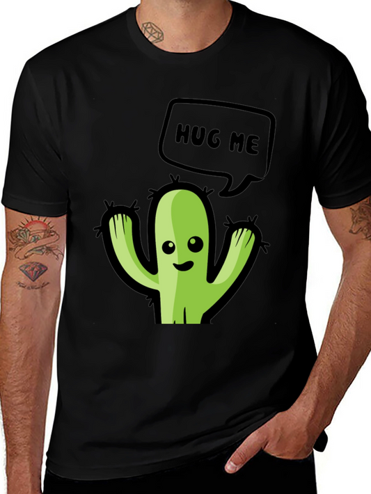 Hug Me Cactus Graphic Tee